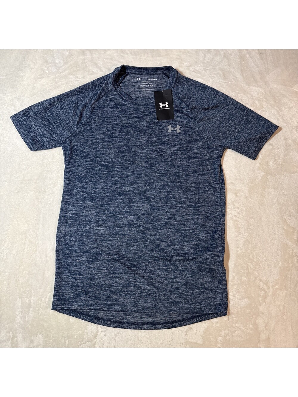 Under Armour Mens Tech 2.0 SS Tee Blue Heather Training Shirt 1326413 NEW XS